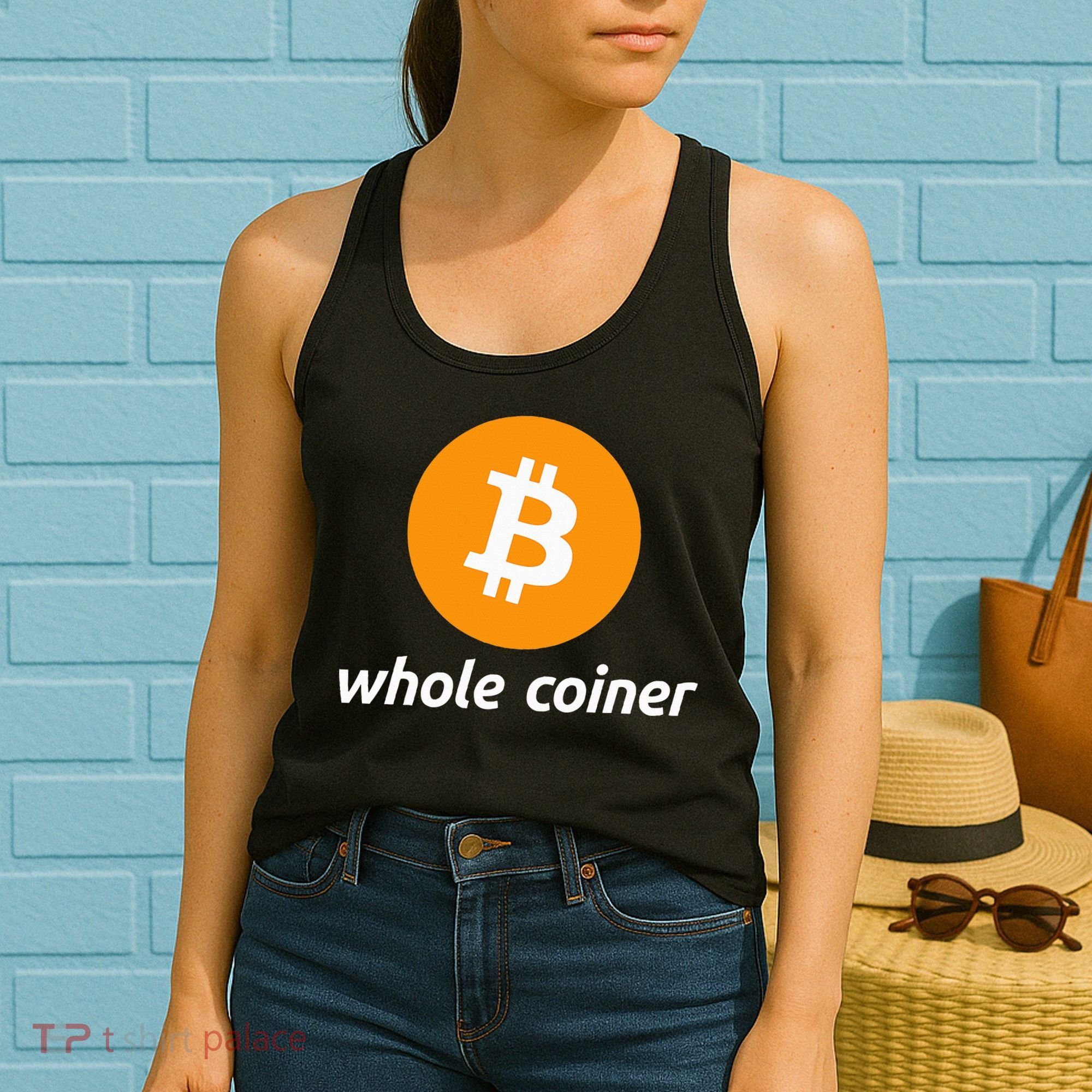 Bitcoin Whole Coiner Women's Tank Top