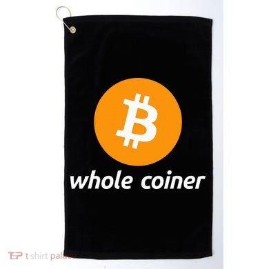 Bitcoin Whole Coiner Golf Towel