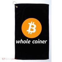 Bitcoin Whole Coiner Golf Towel thumb 0