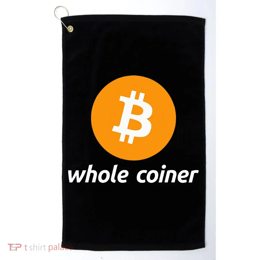 Bitcoin Whole Coiner Golf Towel