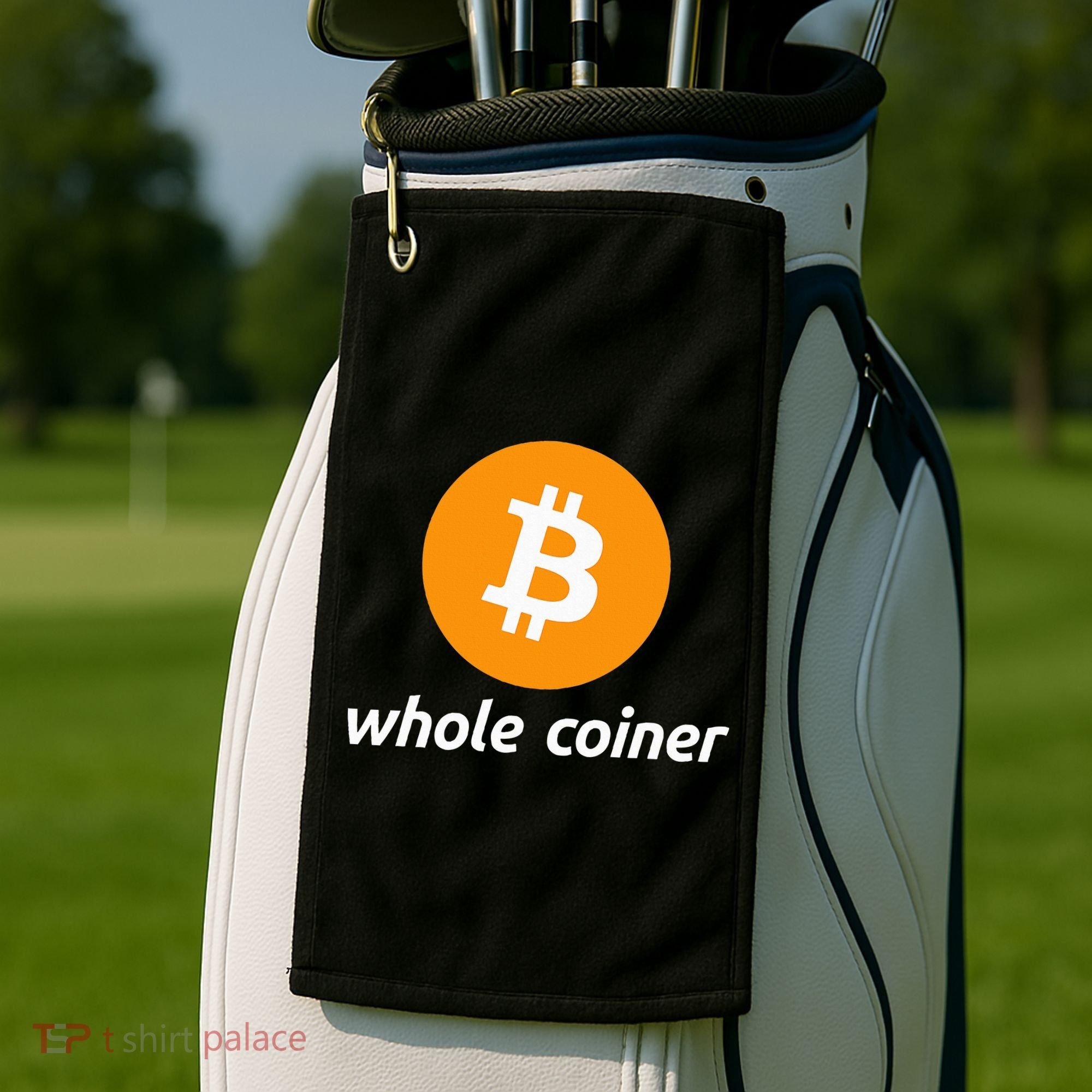 Bitcoin Whole Coiner Golf Towel