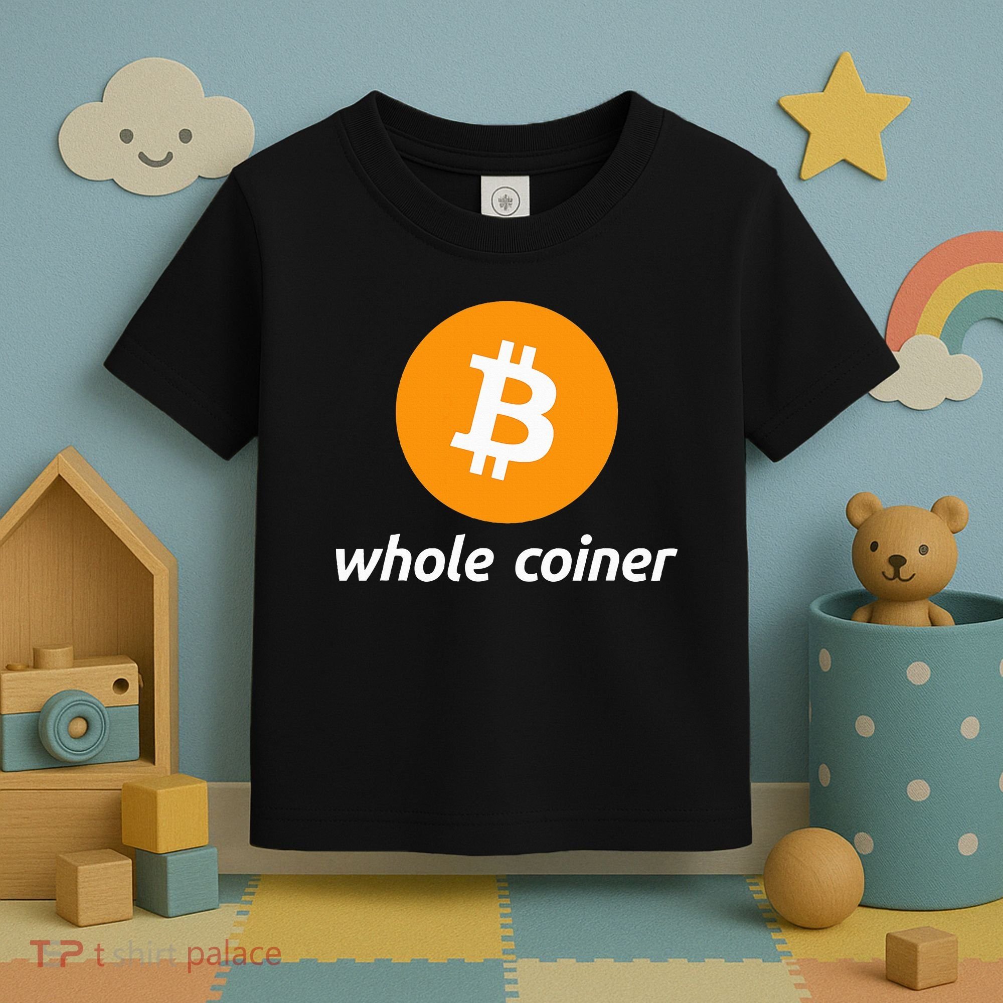 Bitcoin Whole Coiner Toddler T-Shirt