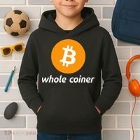 Bitcoin Whole Coiner Kids Hoodie thumb 2