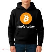 Bitcoin Whole Coiner Kids Hoodie thumb 4