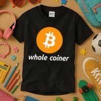 Bitcoin Whole Coiner Kids T-Shirt thumb 3