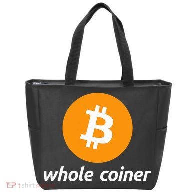 Bitcoin Whole Coiner Tote Bag