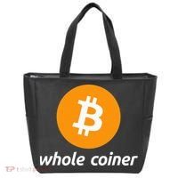 Bitcoin Whole Coiner Tote Bag thumb 0