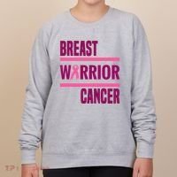 Breast Warrior Cancer Ribbon Women's Sweatshirt thumb 0