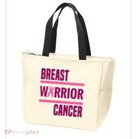 Breast Warrior Cancer Ribbon Tote Bag thumb 3