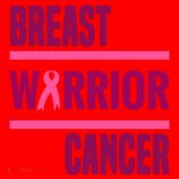 Breast Warrior Cancer Ribbon Santa Hat thumb 1