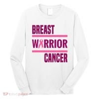 Breast Warrior Cancer Ribbon Long Sleeve Shirt thumb 0