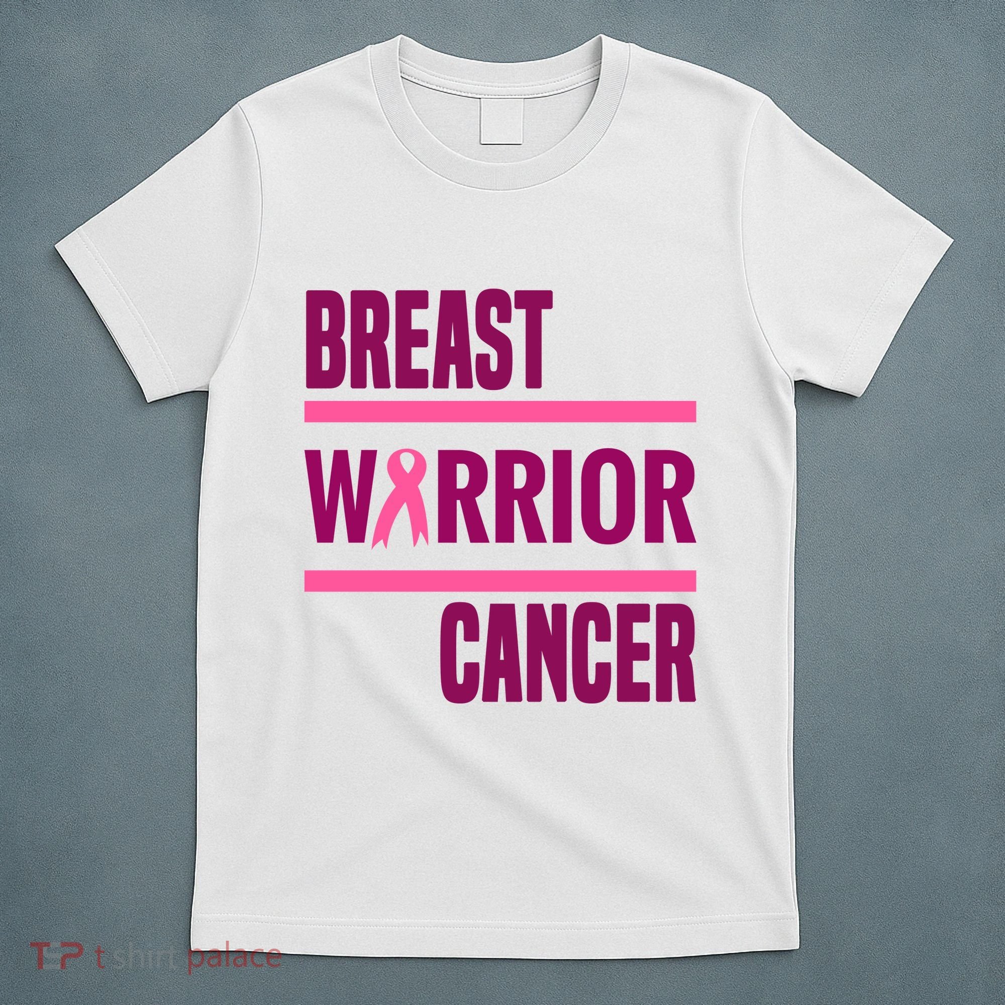 Breast Warrior Cancer Ribbon T-Shirt