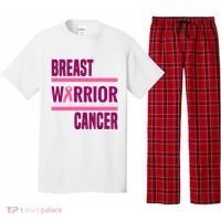 Breast Warrior Cancer Ribbon Pajama Set thumb 0
