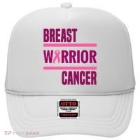 Breast Warrior Cancer Ribbon Hat thumb 0