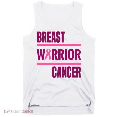 Breast Warrior Cancer Ribbon Tank Top
