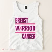 Breast Warrior Cancer Ribbon Tank Top thumb 2