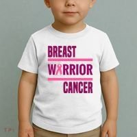 Breast Warrior Cancer Ribbon Toddler T-Shirt thumb 2