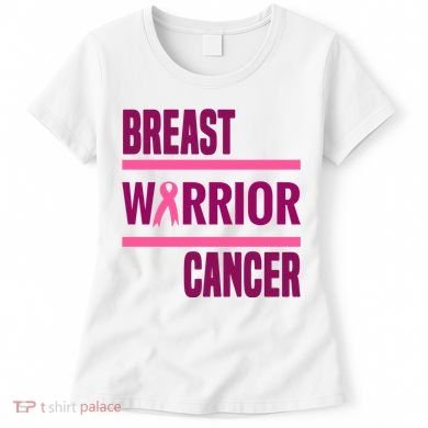 Breast Warrior Cancer Ribbon Women's T-Shirt