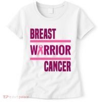 Breast Warrior Cancer Ribbon Women's T-Shirt thumb 0
