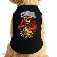 Bear With Cheese Grater Hat And Sunglasses Doggie Tank thumb 0