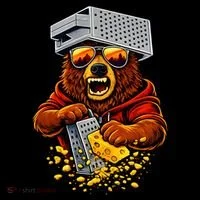 Bear With Cheese Grater Hat And Sunglasses Coffee Mug thumb 5