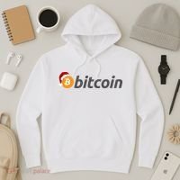 Bitcoin With Christmas Hat Funny Bitcoin With Santa Hat Funny Bitcoin Crypto Hoodie thumb 3