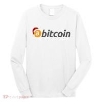 Bitcoin With Christmas Hat Funny Bitcoin With Santa Hat Funny Bitcoin Crypto Long Sleeve Shirt thumb 0