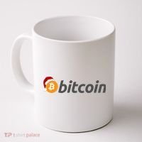 Bitcoin With Christmas Hat Funny Bitcoin With Santa Hat Funny Bitcoin Crypto Coffee Mug thumb 0