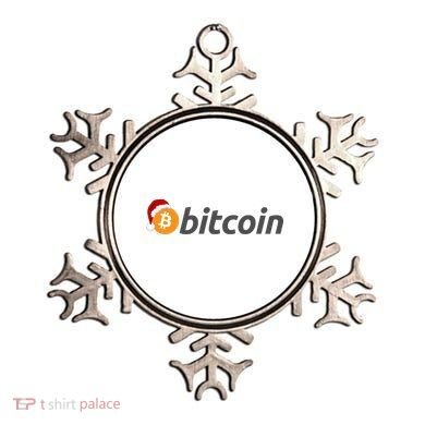 Bitcoin With Christmas Hat Funny Bitcoin With Santa Hat Funny Bitcoin Crypto Ornament