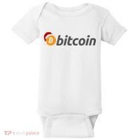 Bitcoin With Christmas Hat Funny Bitcoin With Santa Hat Funny Bitcoin Crypto Baby Bodysuit thumb 0