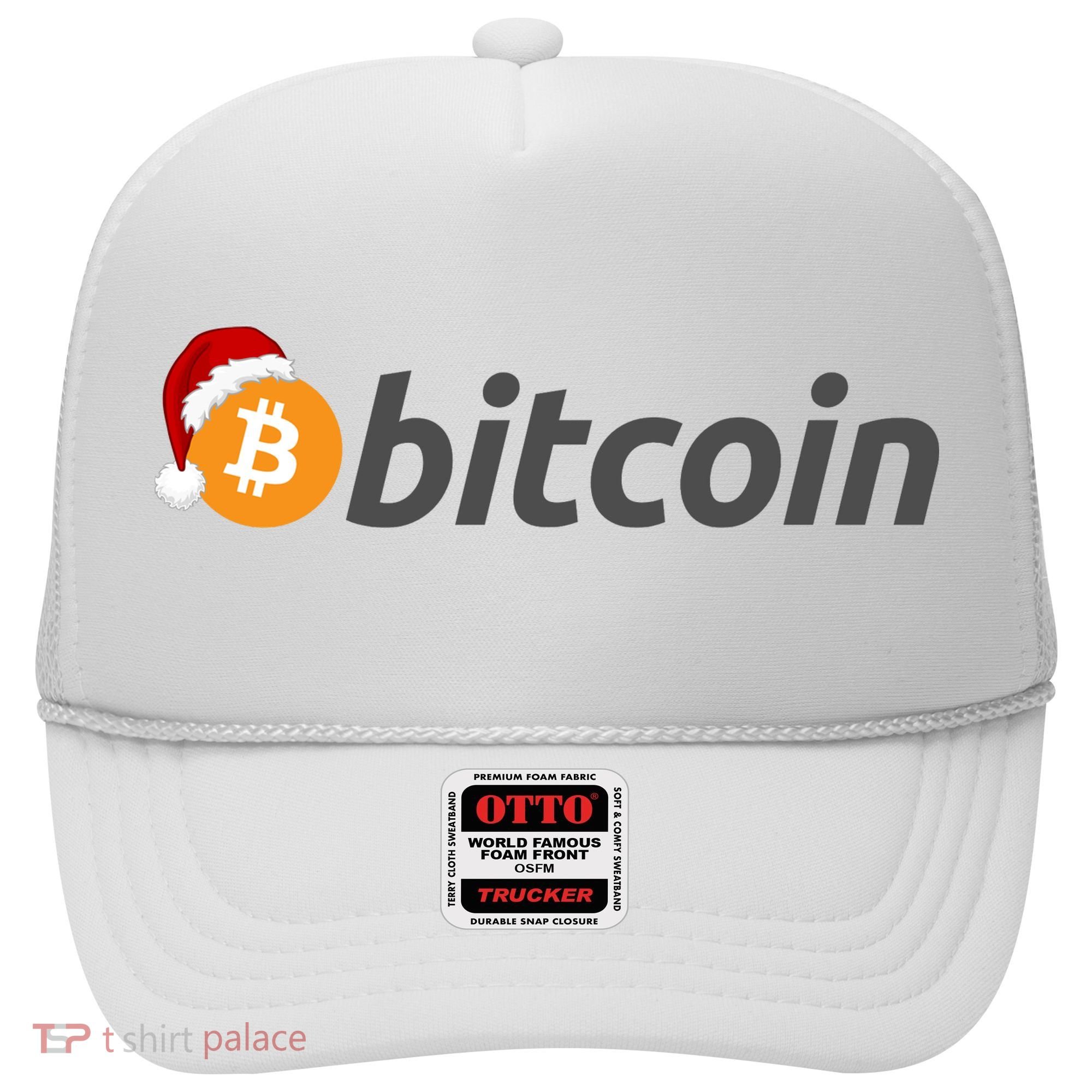 Bitcoin With Christmas Hat Funny Bitcoin With Santa Hat Funny Bitcoin Crypto Hat