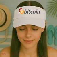 Bitcoin With Christmas Hat Funny Bitcoin With Santa Hat Funny Bitcoin Crypto Visor thumb 2