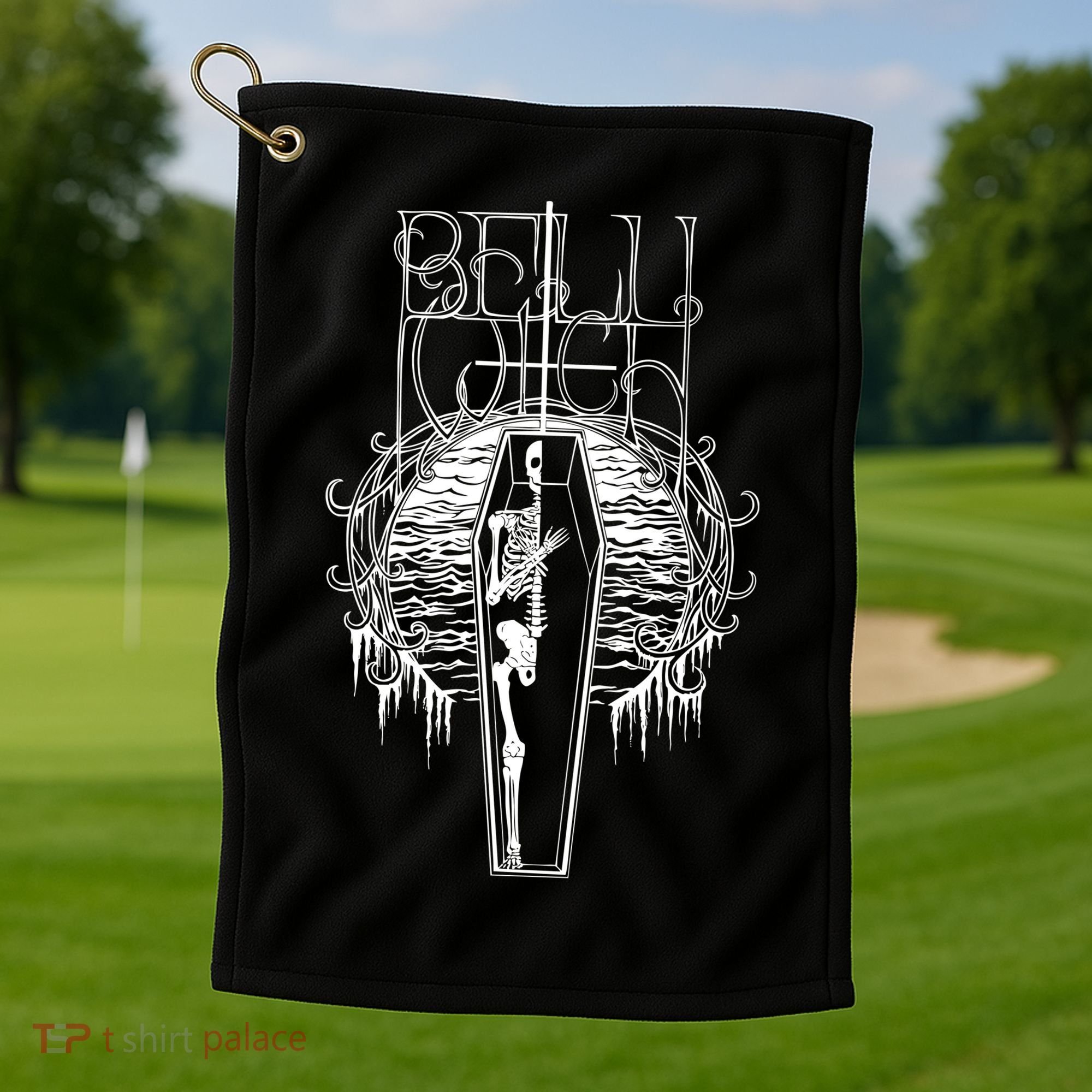 Bell Witch Coffin Golf Towel