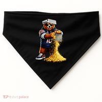 Bear With Cheese Grater USA-Made Doggie Bandana thumb 0