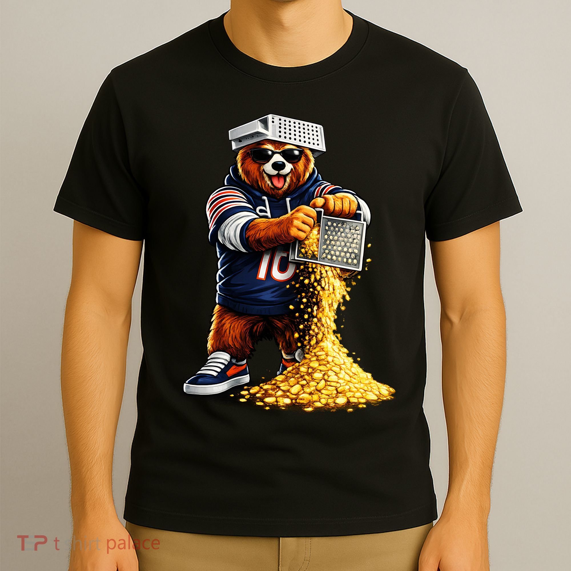 Bear With Cheese Grater T-Shirt