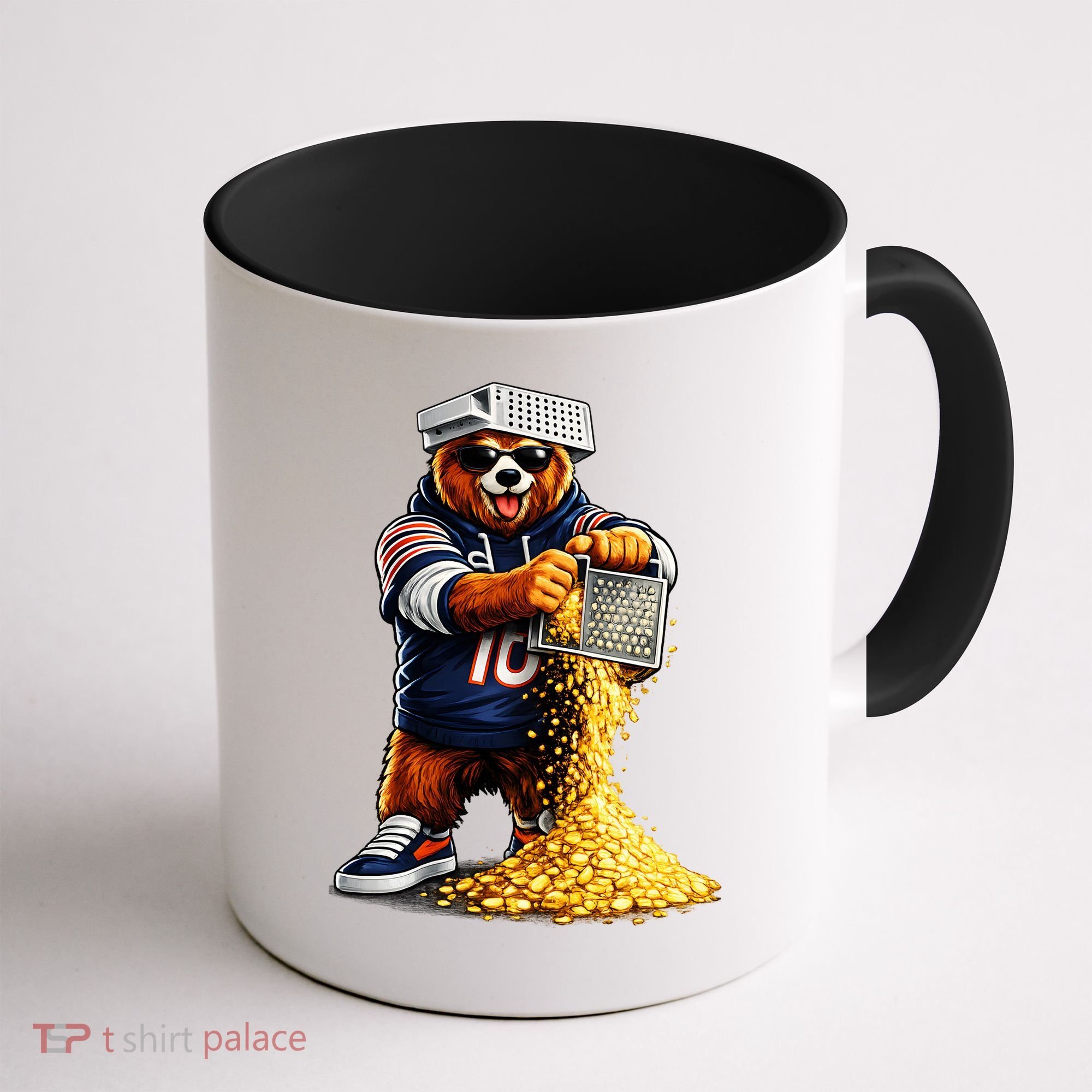 Bear With Cheese Grater Coffee Mug