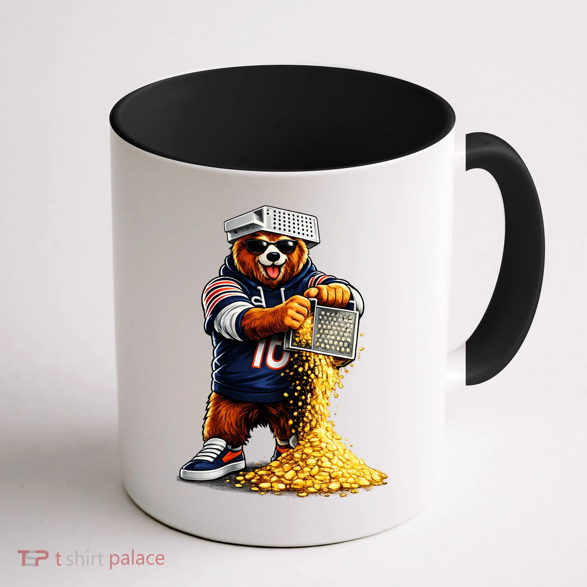Bear With Cheese Grater Coffee Mug