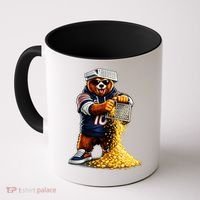 Bear With Cheese Grater Coffee Mug thumb 0