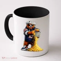 Bear With Cheese Grater Coffee Mug thumb 0
