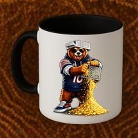 Bear With Cheese Grater Coffee Mug thumb 2