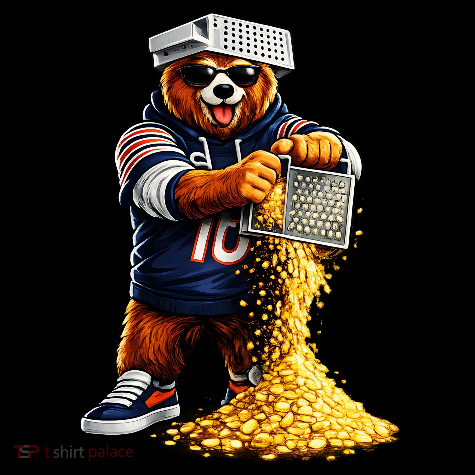 Bear With Cheese Grater Coffee Mug