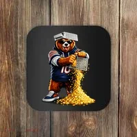 Bear With Cheese Grater Coaster thumb 0