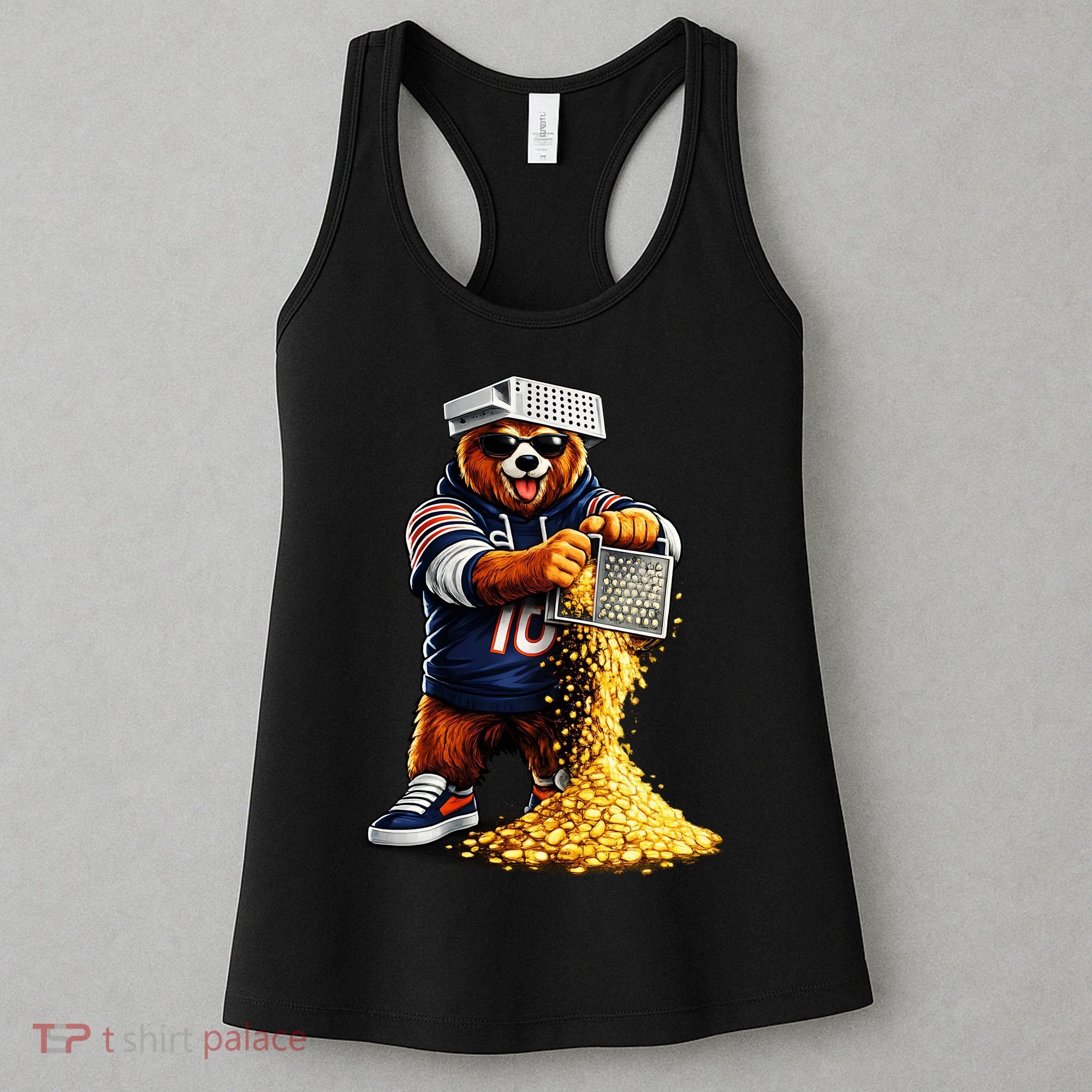 Bear With Cheese Grater Women's Tank Top