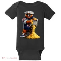 Bear With Cheese Grater Baby Bodysuit thumb 0