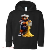 Bear With Cheese Grater Toddler Hoodie thumb 0