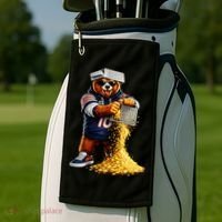 Bear With Cheese Grater Golf Towel thumb 2