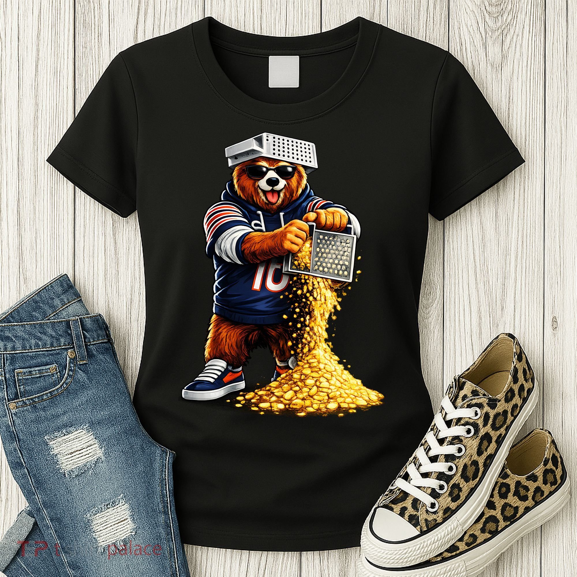 Bear With Cheese Grater Women's T-Shirt