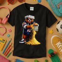 Bear With Cheese Grater Kids T-Shirt thumb 3