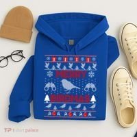 Bird Watching Christmas Birding Merry Birdmas Ugly Sweater Gift Hoodie thumb 4