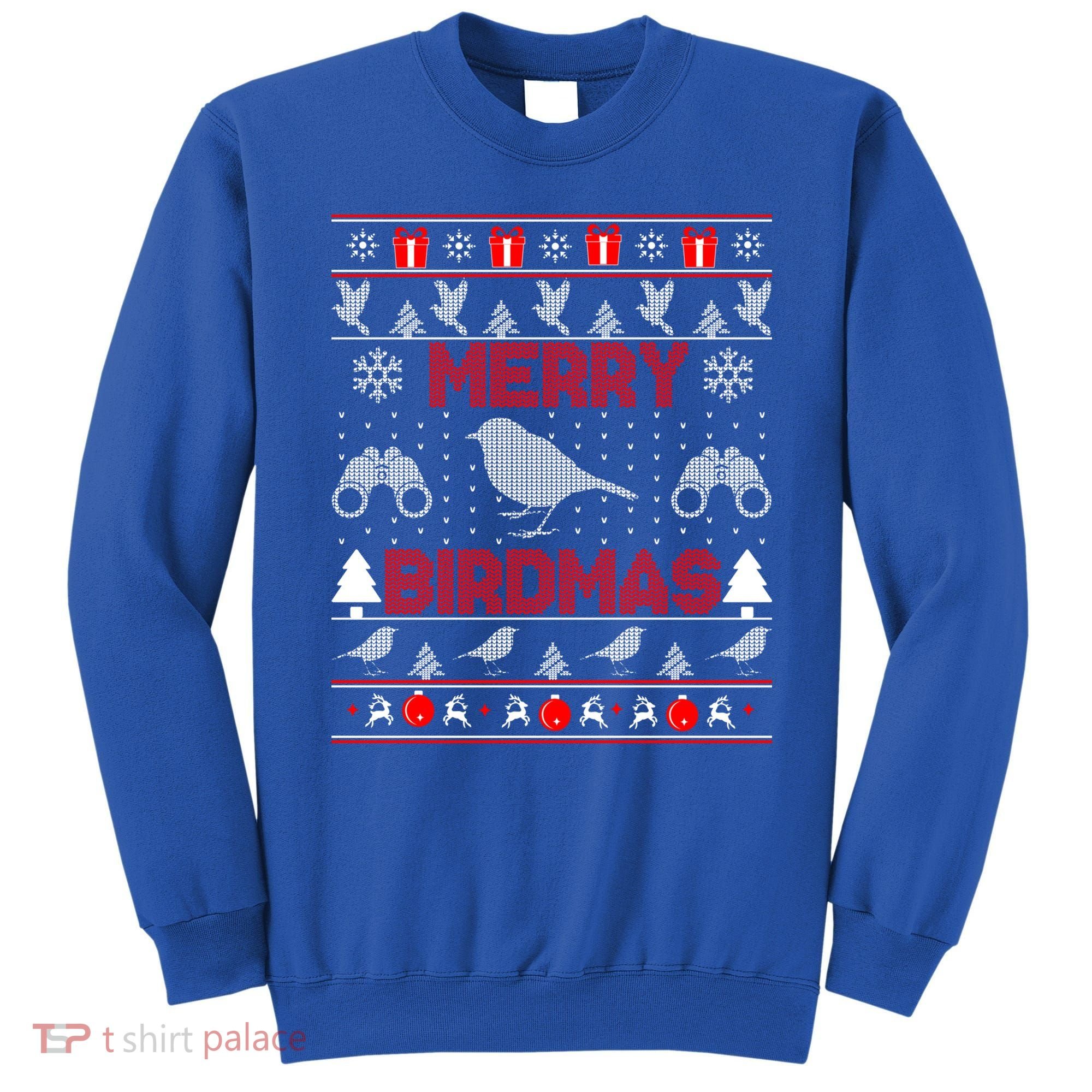 Bird Watching Christmas Birding Merry Birdmas Ugly Sweater Gift Sweatshirt